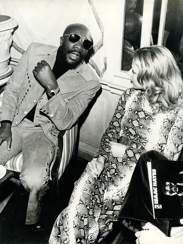 Fiorella Gentile and Isaac Hayes